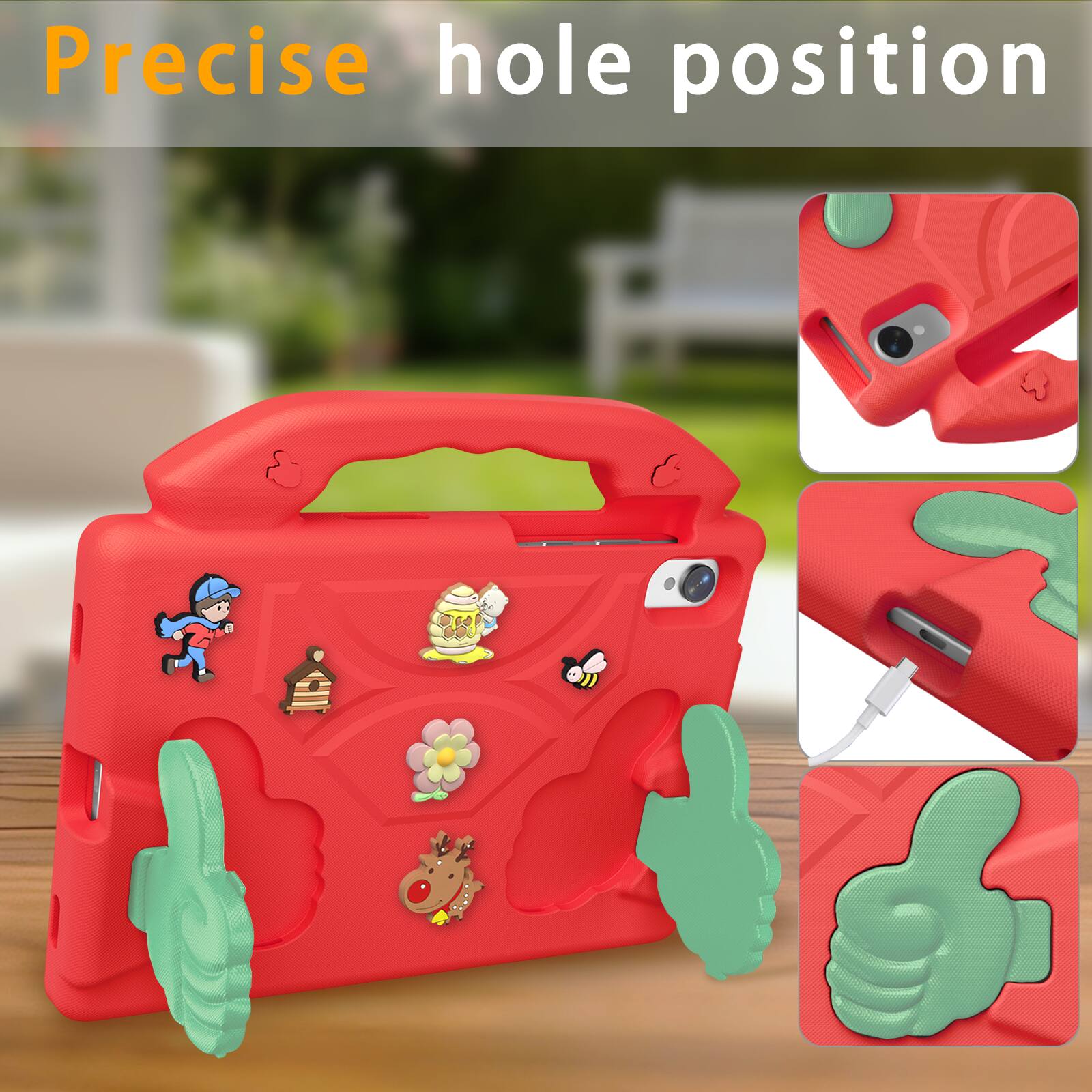 Precise hole position