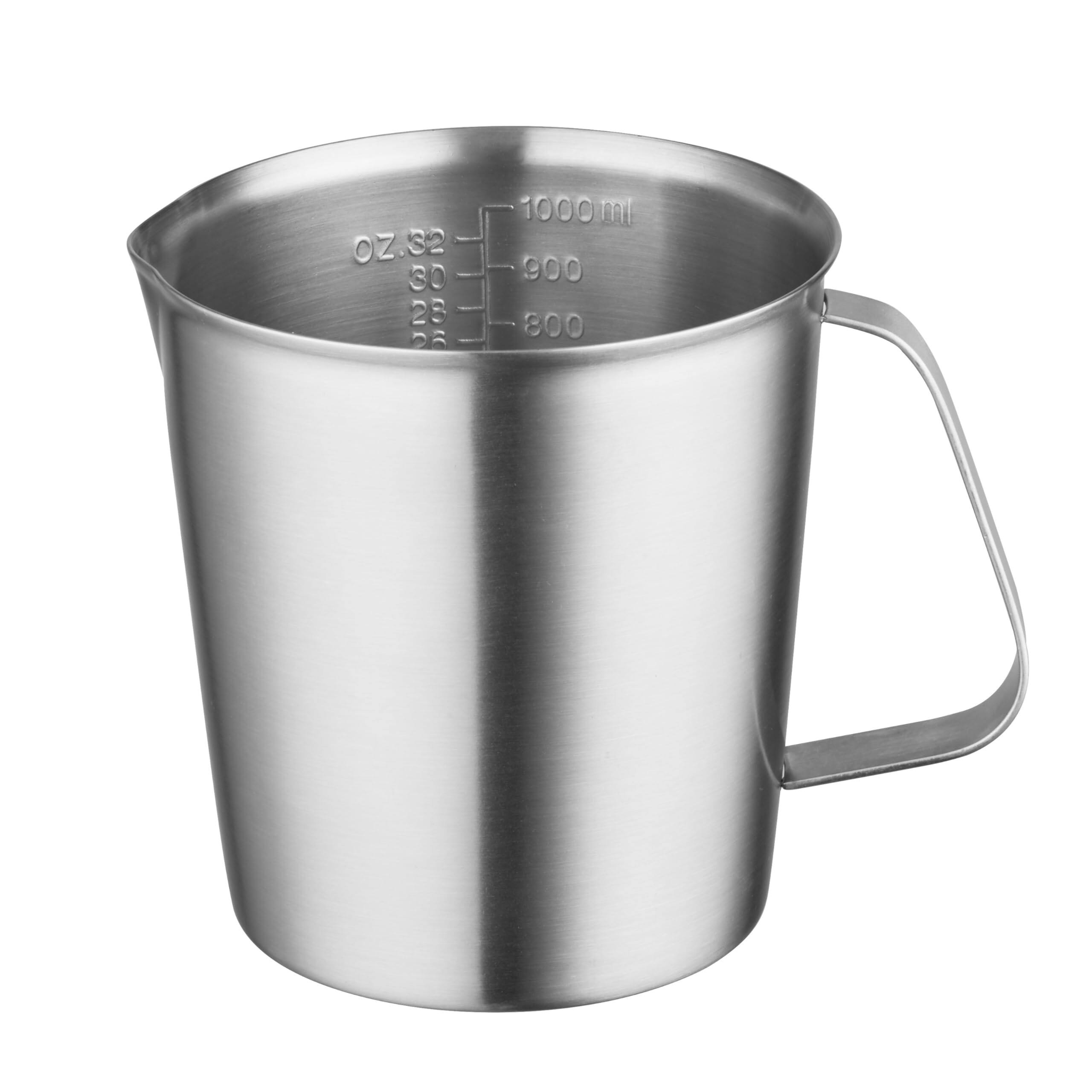 Dapper Styles 18/8 Stainless Steel Measuring Cup With Handle And Pour ...