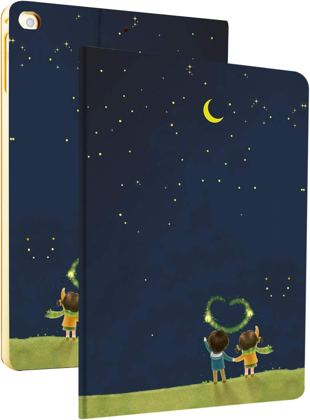 Alt View 4. DuraSafe Cases - iPad Pro 9.7" 2016 Slim Book-Style Case with Magnetic Stand A1673 A1674 A1675 - Night Sky.