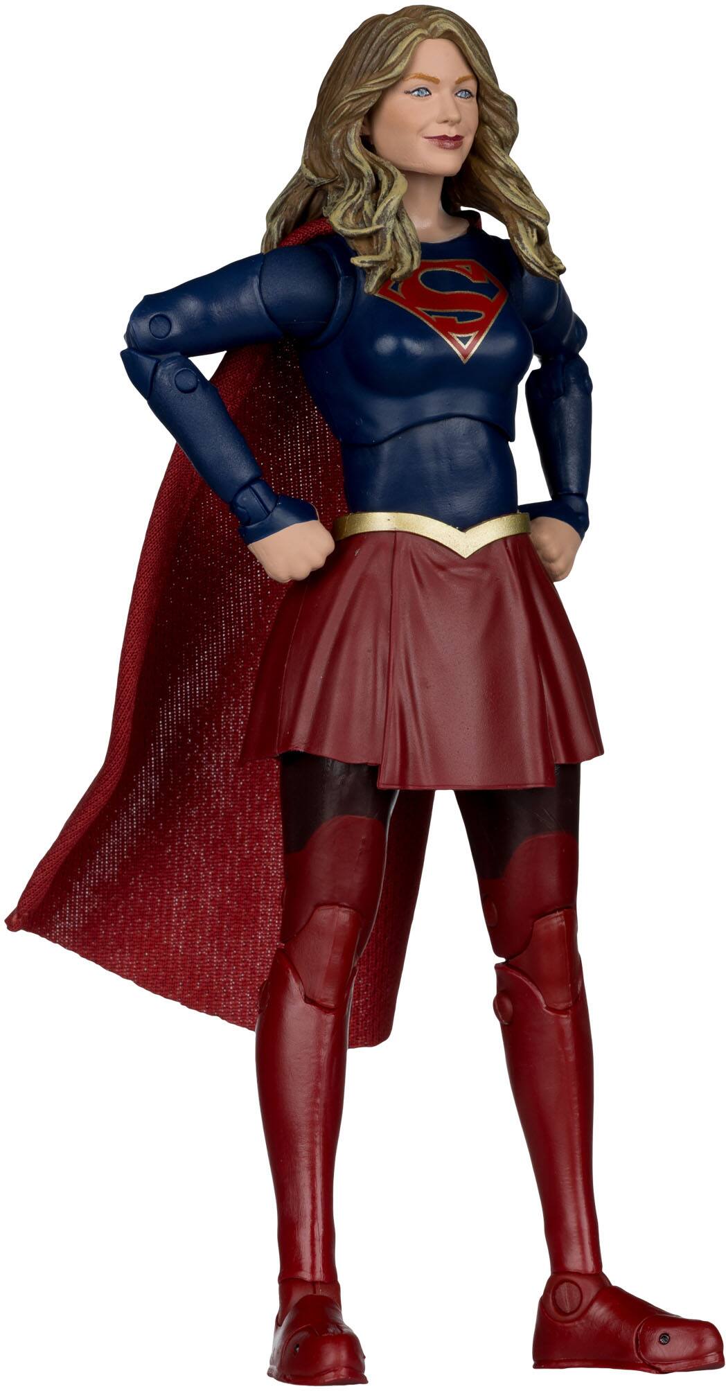 Left. McFarlane Toys - DC Multiverse Supergirl (TV Show) 6.6" Action Figure - McFarlane Deluxe Theatrical Edition.