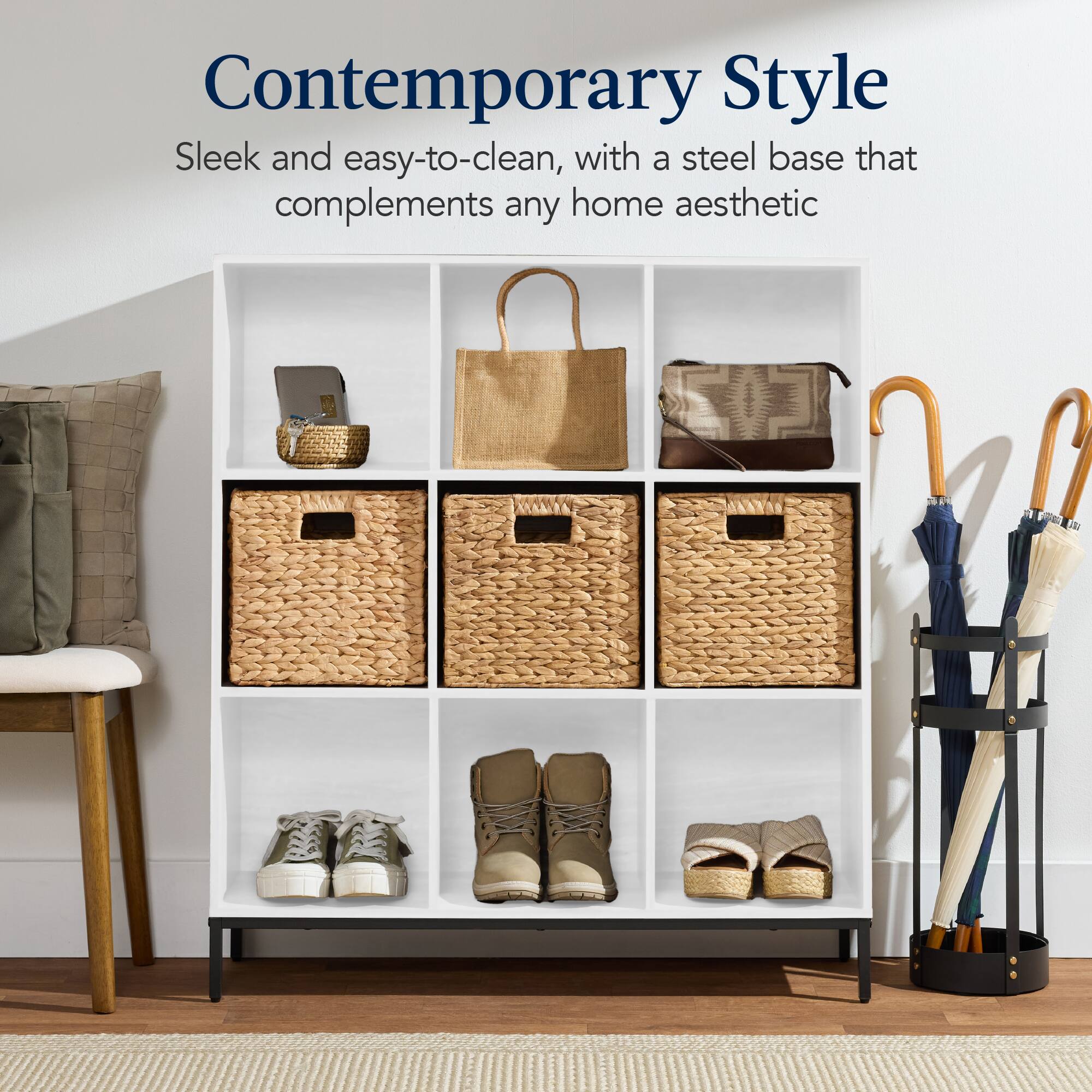 Contemporary Style

Sleek and easy-to-clean, with a steel base that complements any home aesthetic.