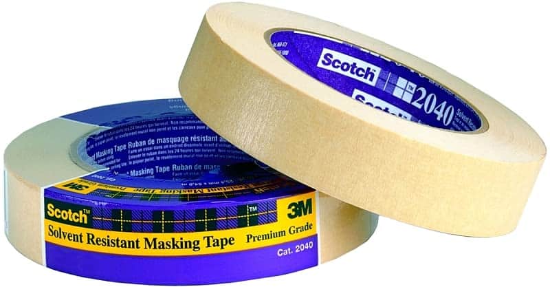 Scotch - 3M 2040-2A-BK SLVNT RESISTNT TAPE