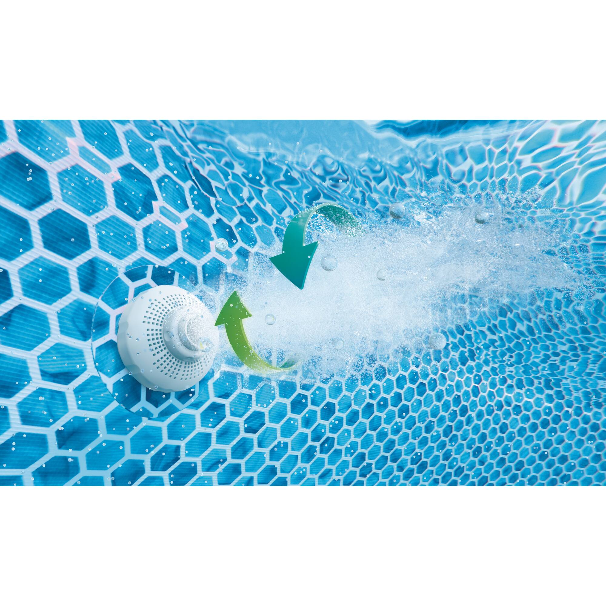 Alt View 5. Intex - Metal Frame Pool Set: 15' x 48" - Blue.
