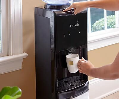 Alt View 6. Primo Water - Primo Water Deluxe 5 Gal. Hot & Cold Water Dispenser (601087-C) - Black/Stainless.