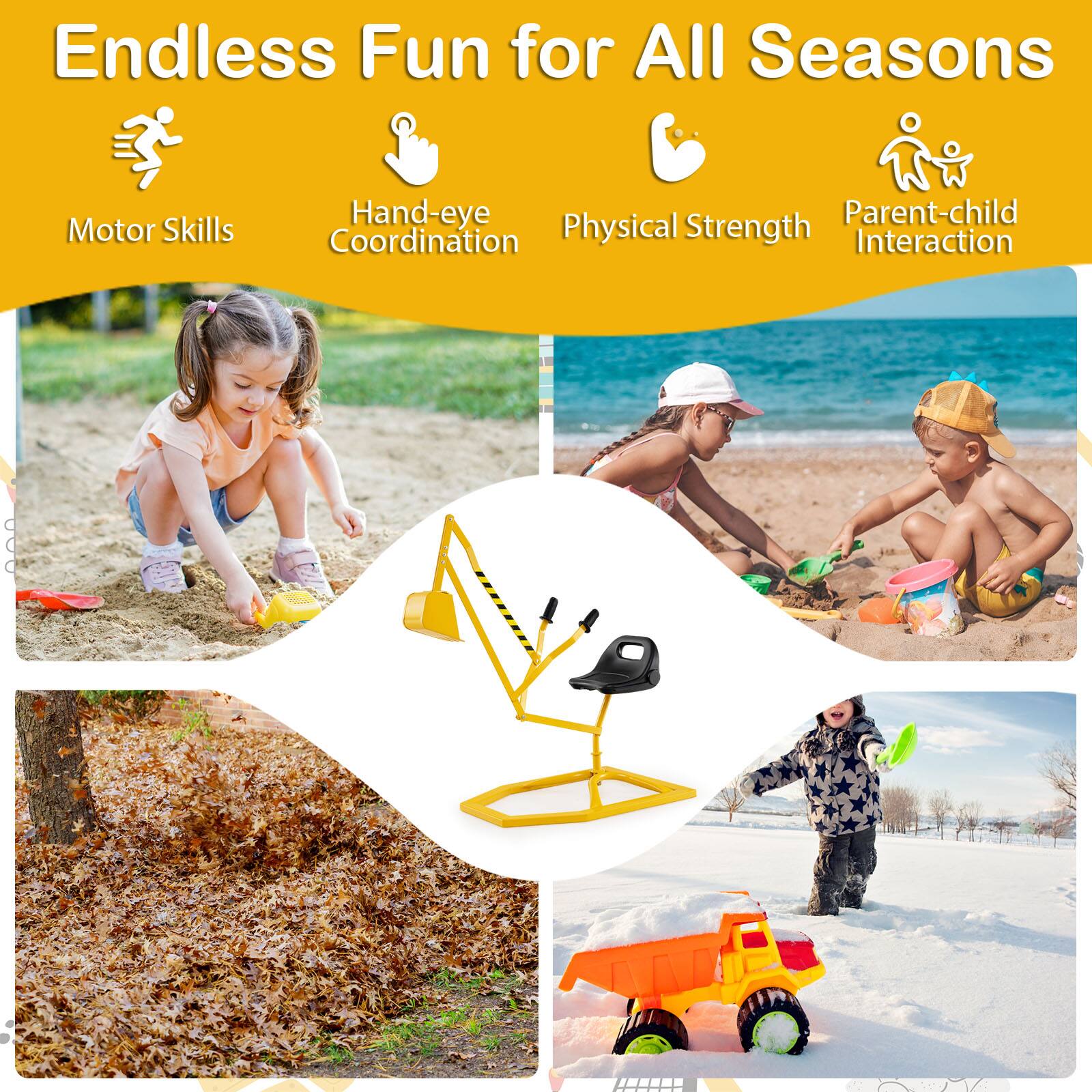 Endless Fun for All Seasons

- Motor Skills
- Hand-eye Coordination
- Physical Strength
- Parent-child Interaction