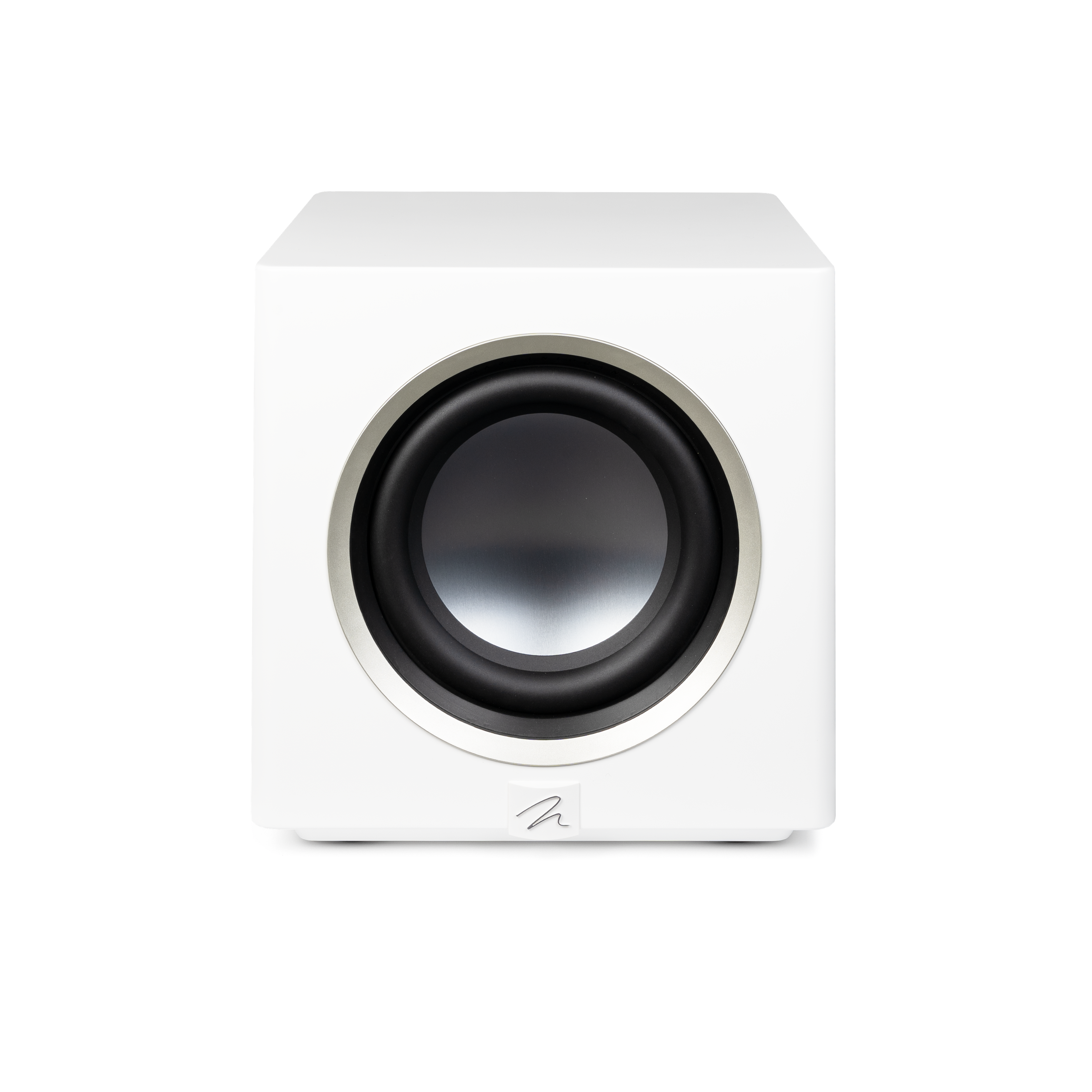 Alt View 1. MartinLogan - Abyss 10, 10” Hybrid, Powered Subwoofer, with Magnitude MT-1.6kW Amplifier, Sub Control App, and Wireless Built-In - Satin White.