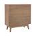 Alt View 11. Linon Home Décor - Rosita Three-Shelf Bookcase - Natural.