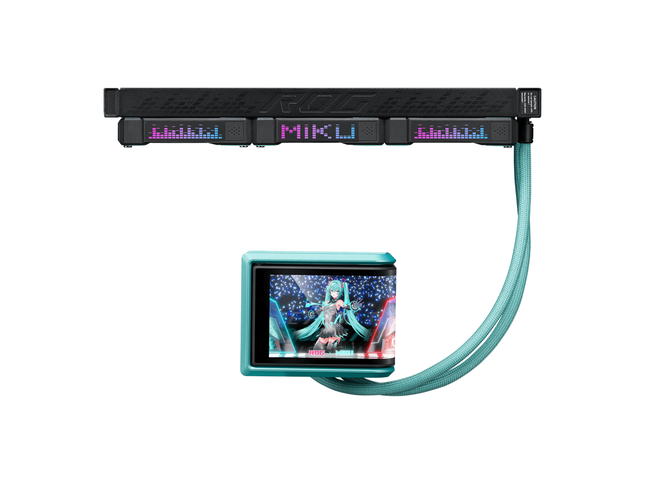 ASUS ROG RYUO IV 360 Miku Ed. with curved AMOLED display and fans