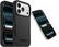 Front. OtterBox - OtterBox iPhone 17 Pro, Bundle: Commuter Series MagSafe Case & Screen Protector - Built-in magnets - Thin & Protective - Black.