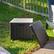 Alt View 3. Sunnydaze - 9-Gallon Outdoor Polypropylene Resin Cooler Box - Black.