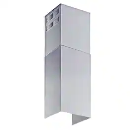 Winflo - Chimney Extension (up to 11 ft. Ceiling) for Wall Mount Range Hood - Stainless Steel