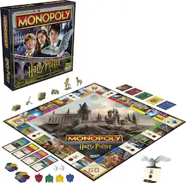Hasbro - Gaming - Monopoly - Harry Potter Edition Board Game - GAMES (MISC) - Multicolor