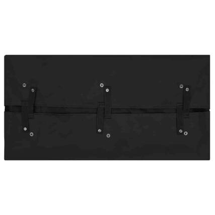 Front. vidaXL - Cart Liner 100% polyester Durable - Black.