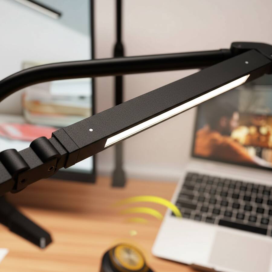 Dazzed Corner Adjustable LED Desk Lamp – Stepless Dimming, 5 Modes ...