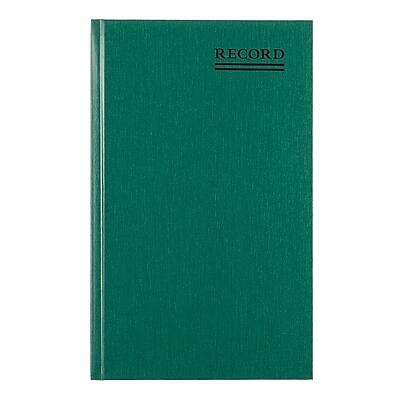 Alt View 1. National Brand - Rediform Emerald Series Record Book, 7.31"W x 11.88"H, 250 Sheets/Book - Green.