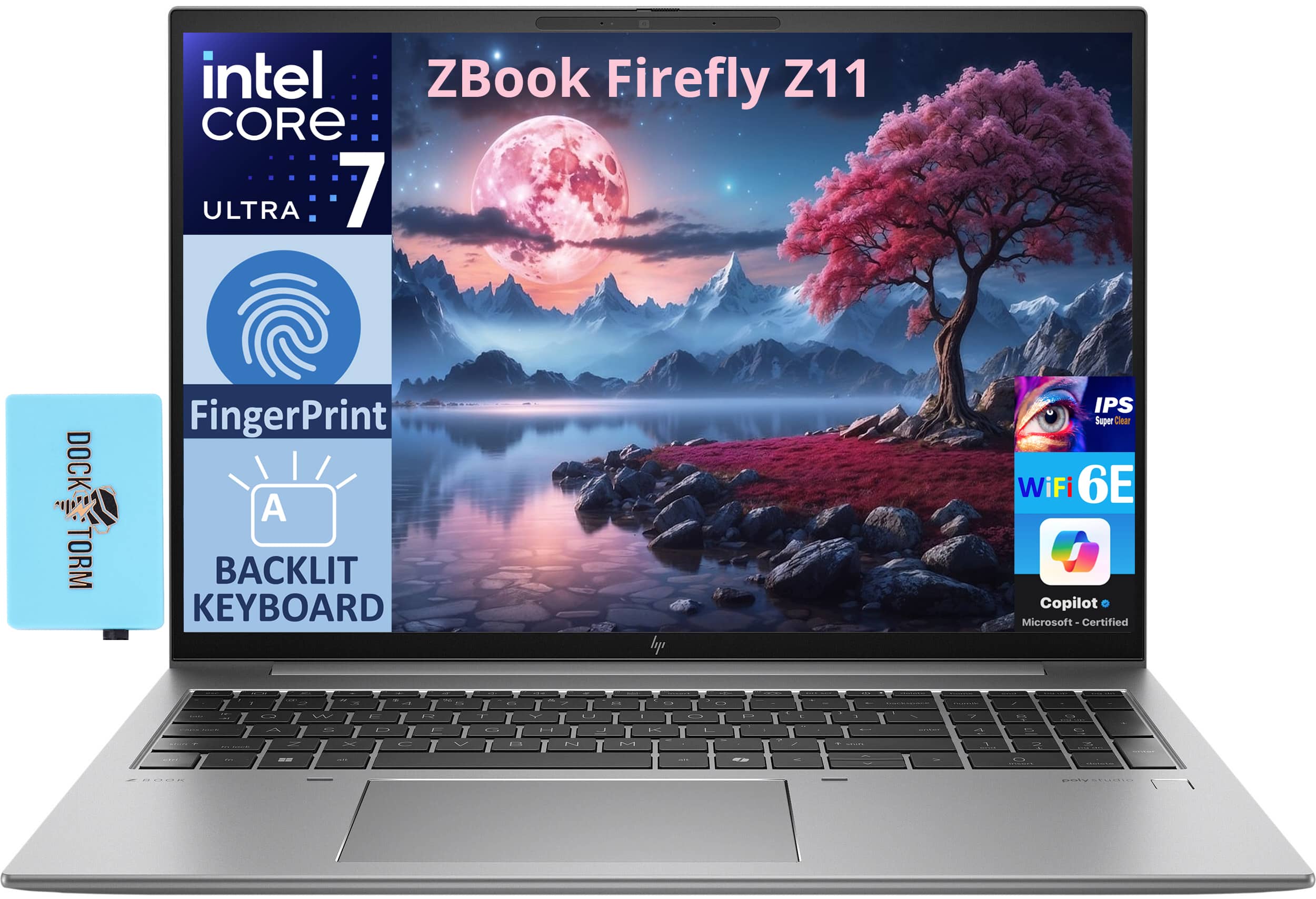 HP Upgraded ZBook Firefly Z11 Laptop 16.0 WUXGA (Intel Ultra 7