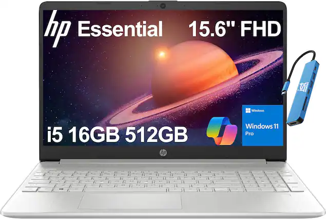 hp Essential 15.6" FHD
i5 16GB 512GB
Windows 11 Pro