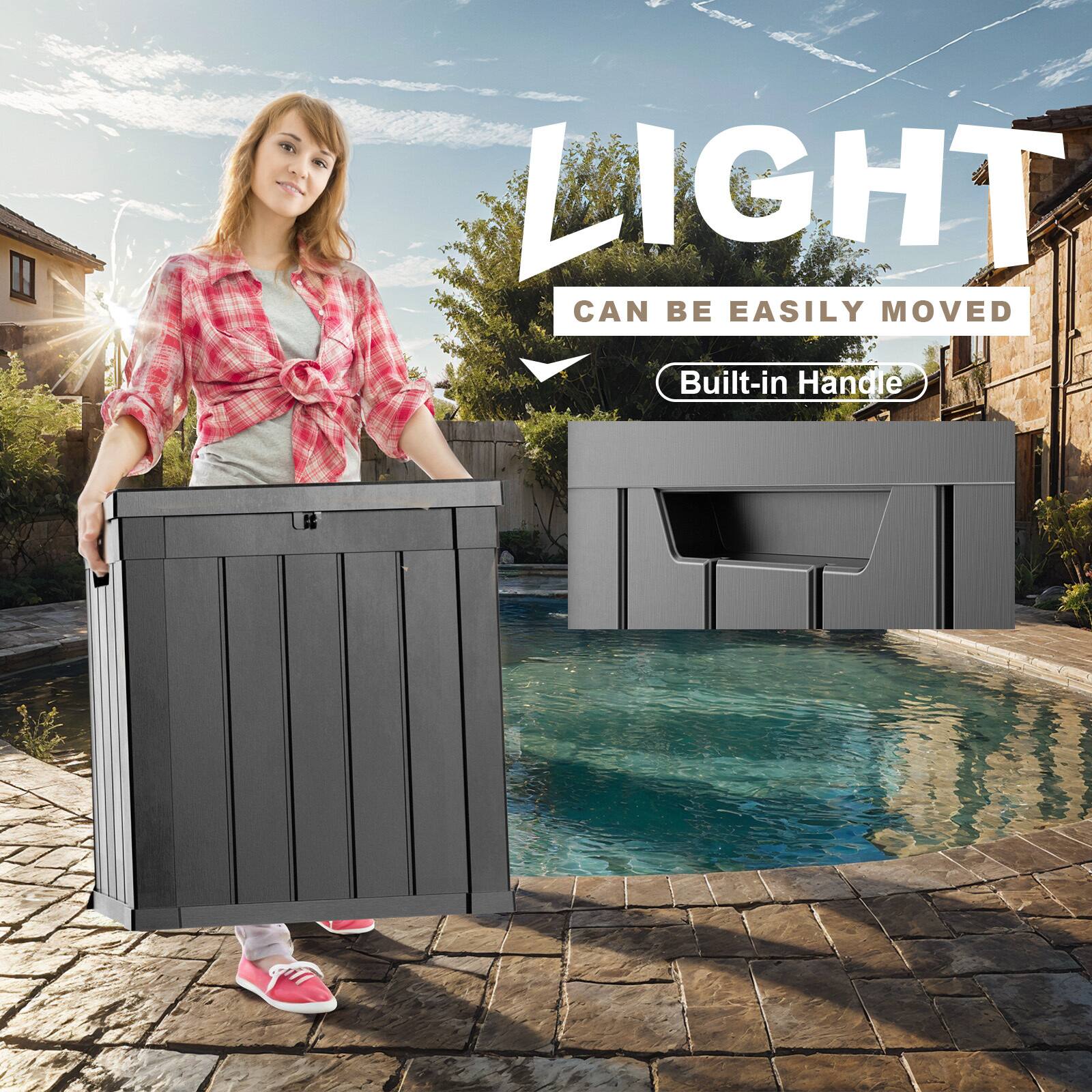 LIGHT CAN BE EASILY MOVED  
Built-in Handle