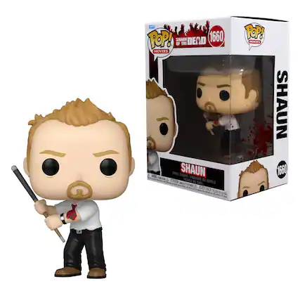 POP! SHAUN OF THE MOVIES 1660
A VINYL FIGURE
POP! MOVIES SHAUN 1660