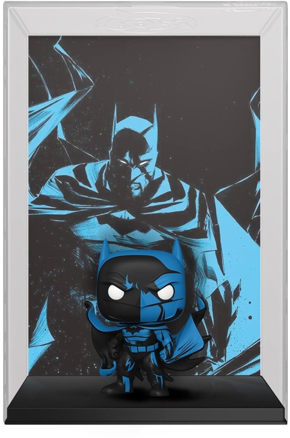 Funko POP! Comic Cover with Case: DC Batman Black & Blue - COLLECTIBLES