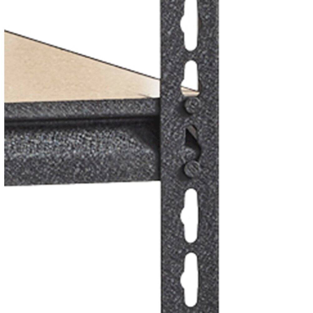 Alt View 1. Iron Horse - Iron Horse 2300 Riveted Steel Shelving 4-Shelf Unit, 18D x 36W x 60H, Black - Black.