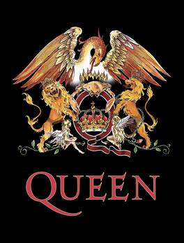 PopMarket - Queen - Rocksax - Queen - Crest - Sherpa Fleece Blanket (60 in x 80 in) - Multicolor