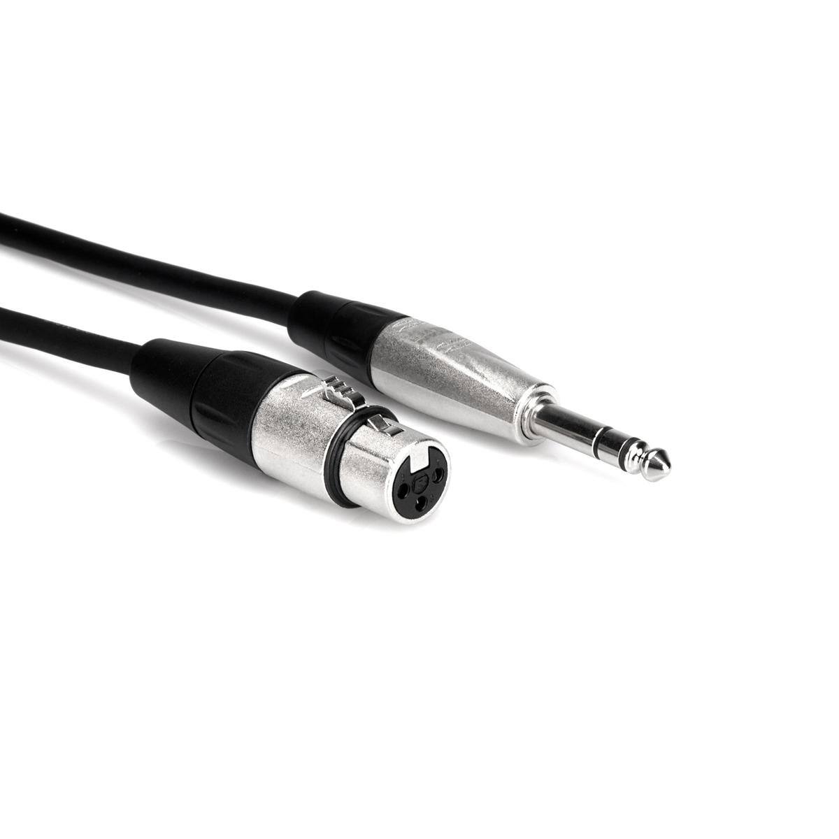 Alt View 1. Hosa Technology - Hosa Technology 5' REAN XLR3F to 1/4" TRS Balanced Interconnect Audio Cable.