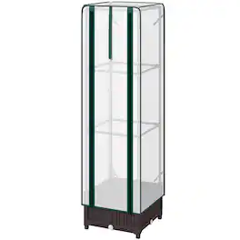 Outsunny - Bed with Trellis, Outdoor Plant Box with PE Cover, Drainage Holes and Zipper Door - Brown