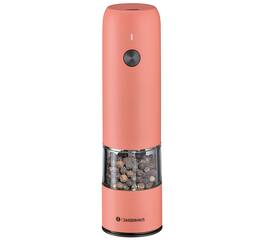 Zassenhaus - Koln Rechargeable Salt or Pepper Mill, 5.5" H x 1.5" - Coral
