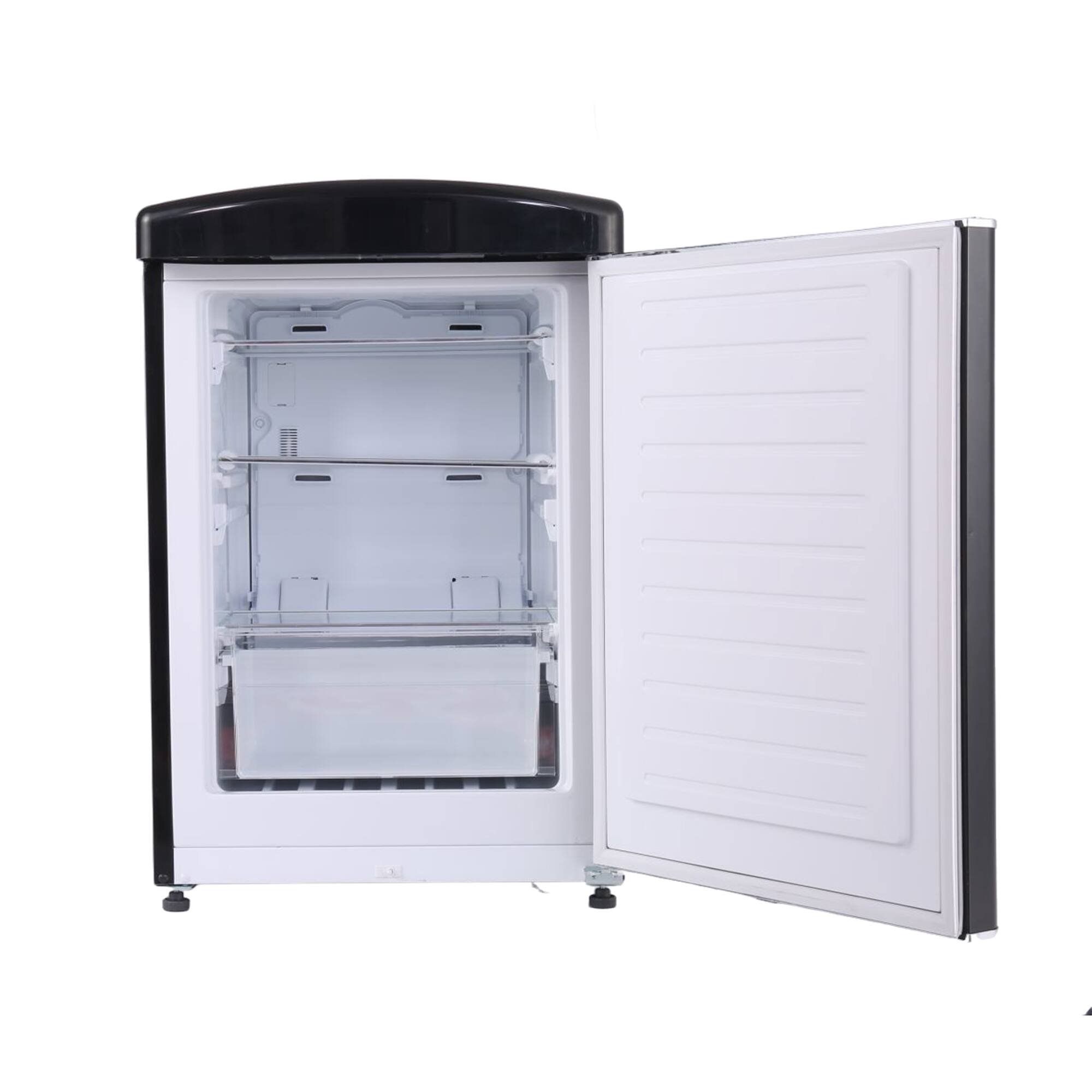 Back. Conserv - Conserv 3.2 cu. ft. Retro Mini Refrigerator Convertible Freezer Frost Free 110V - Black.