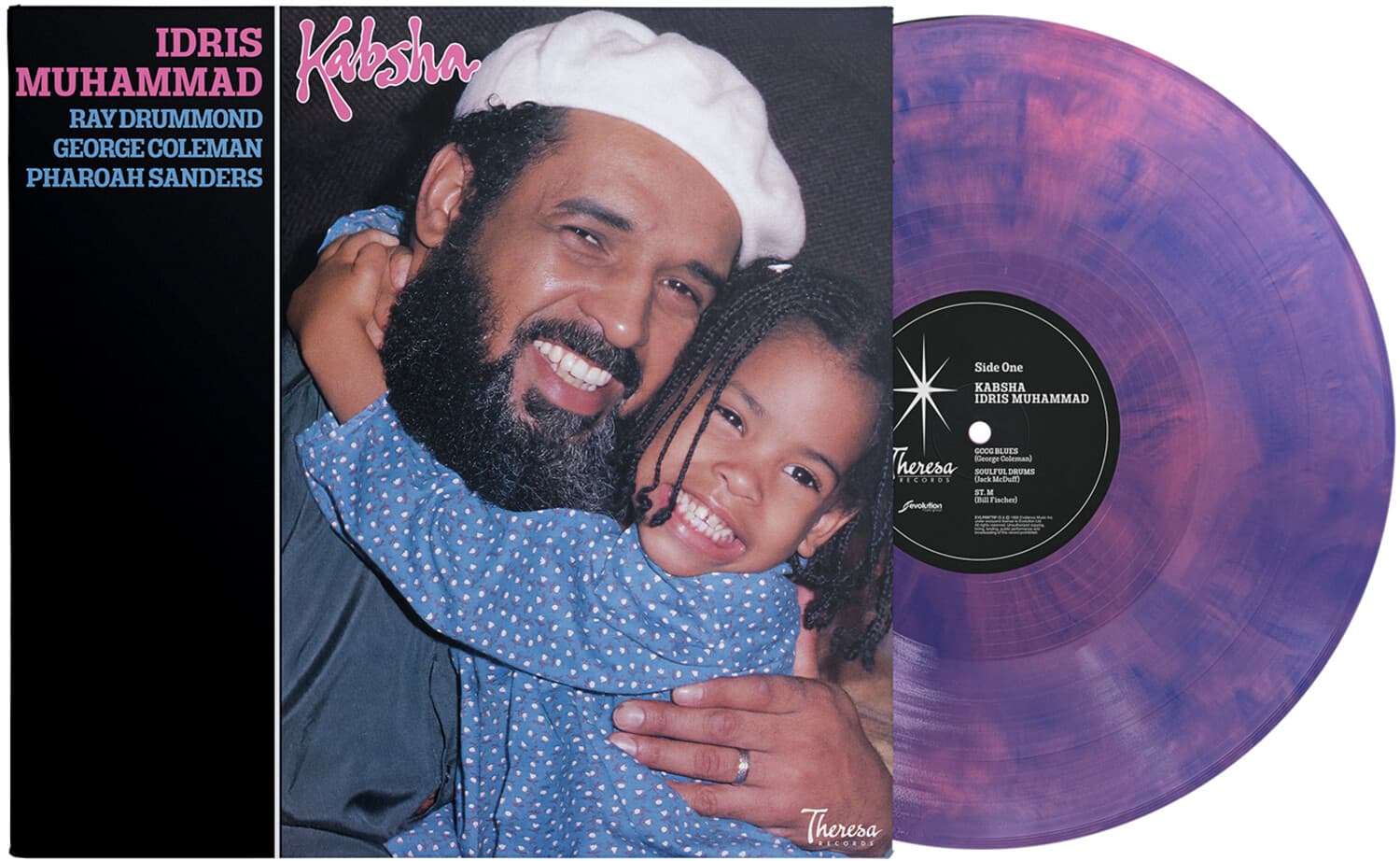 Idris Muhammad - Kabsha - 180g One-step Pressing Transparent Indigo/Deep Pink Marble LP   - VINYL LP price history on PriceWatchPro