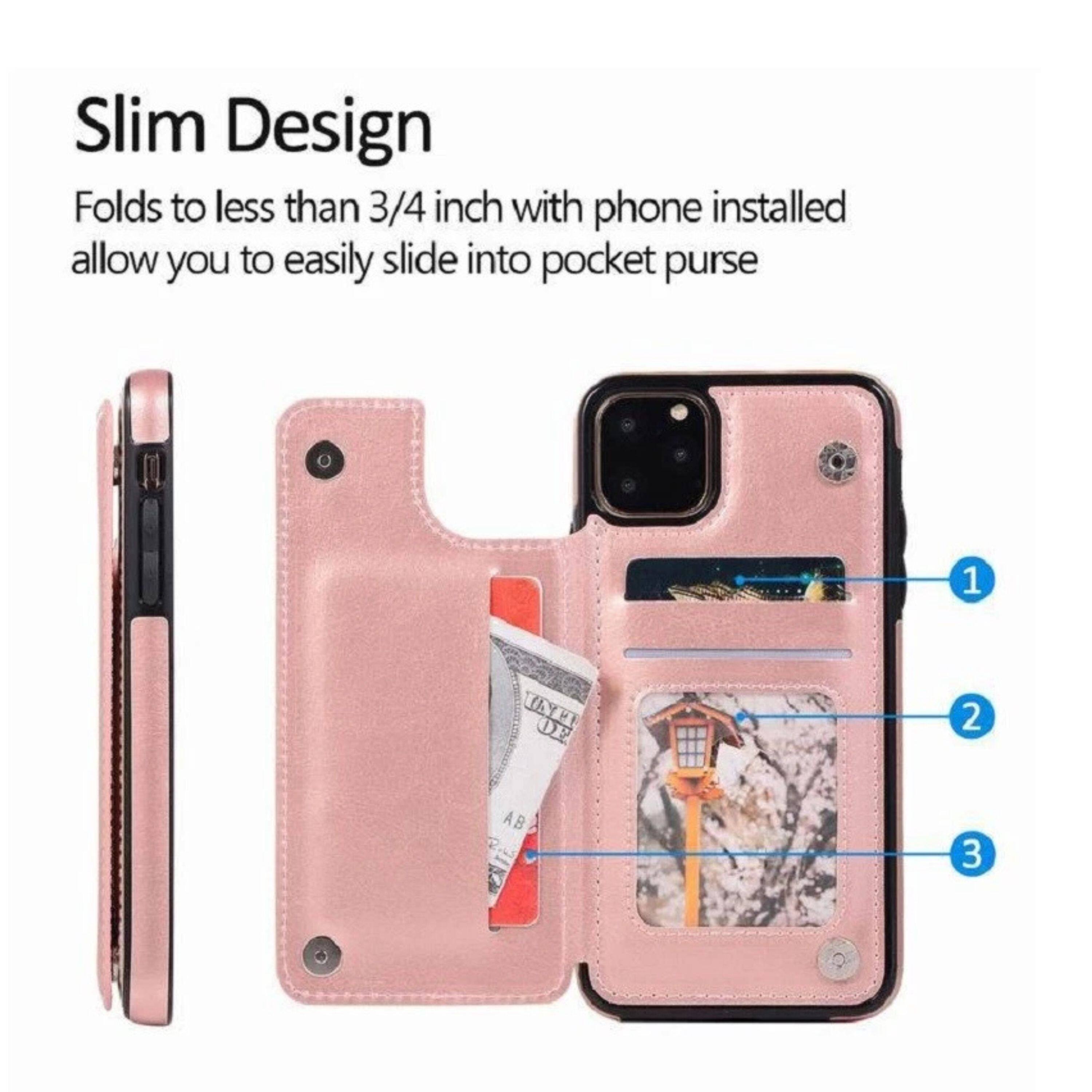 Slim Design
Folds to less than 3/4 inch with phone installed allow you to easily slide into pocket purse
1 UNTI OE
2 AB
3