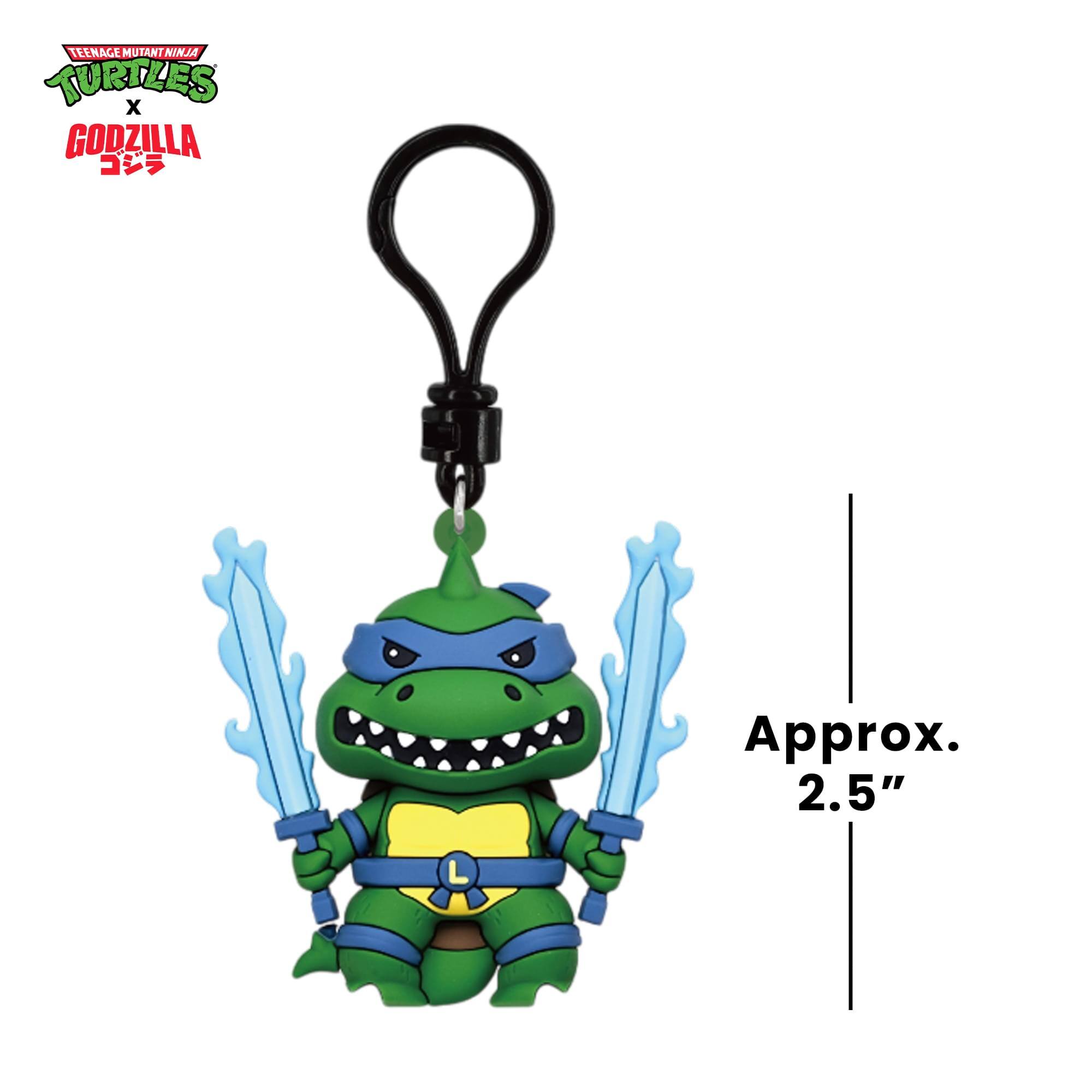 TEENAGE MUTANT NINJA TURTLES x GODZILLA  
Approx. 2.5"