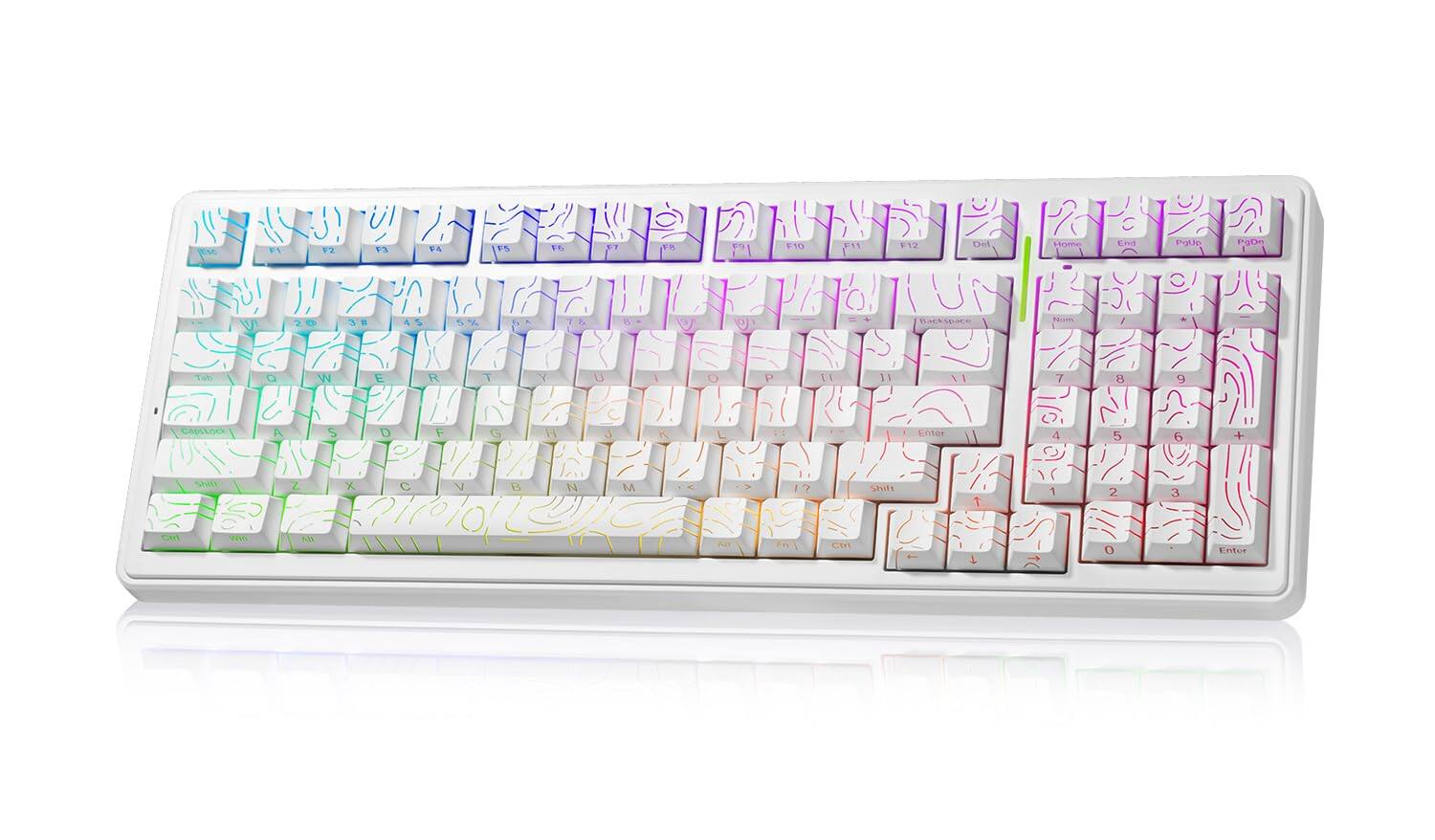 US  
F3 F4 F5 F10 P1S F12 Del mE End PoUp PgDn C  
3B 4  
/ I a tab CApLSO O A W S E D F T G Y H U I K O L P  
E ( 11 VI Enter 7 ( I 4 8 5 9 6 + Shdt Z I X C V B N M 1? Shift T  
1 2 3 CM FEU NA  
AR Chl d 1 O Enter