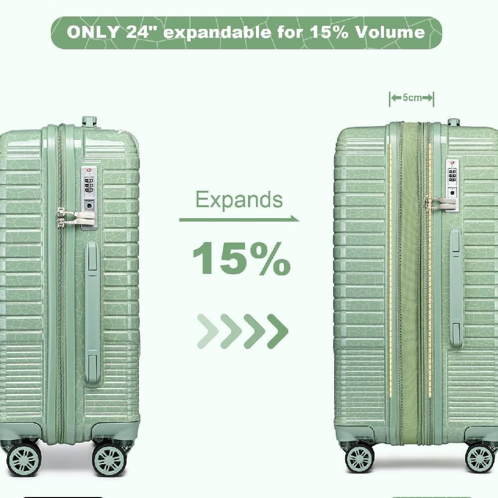 ONLY 24" expandable for 15% Volume  
Expands 15%  
5cm