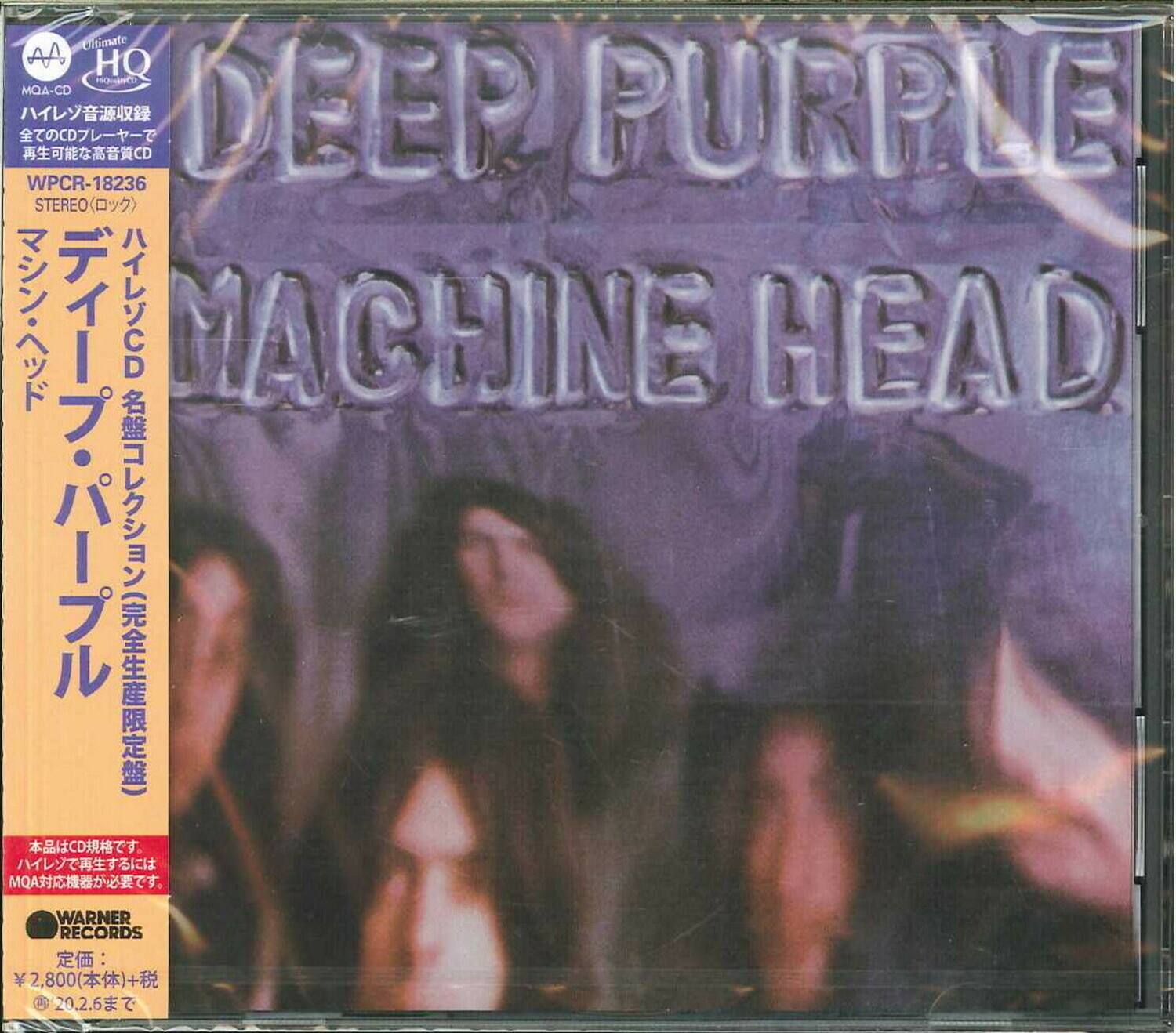 Ultimate AA HQ  
MQA-CD  
DEEP PURPLE  
MACHINE HEAD  
WPCR-18236  
STEREO  
MQA  
WARNER RECORDS  
¥2,800 (+ tax)  
20.2.6
