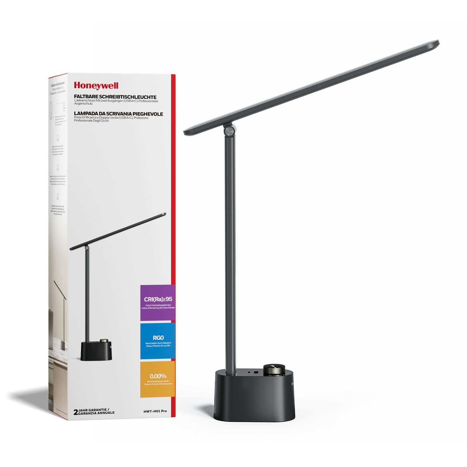 Honeywell Sunturalux LED Foldable Desk Lamp H01 Pro Stepless