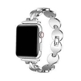 Posh Tech - Sunny Metal Band for Apple Watch - Silver