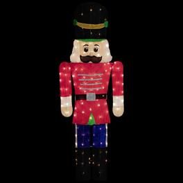 Northlight - Lighted Toy Soldier Outdoor Christmas Decoration - 72" - Warm White - Red