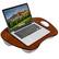 Front. LapGear - Bamboo Lap Desk (Fits up to 17.3" Laptop) - Chesnut.