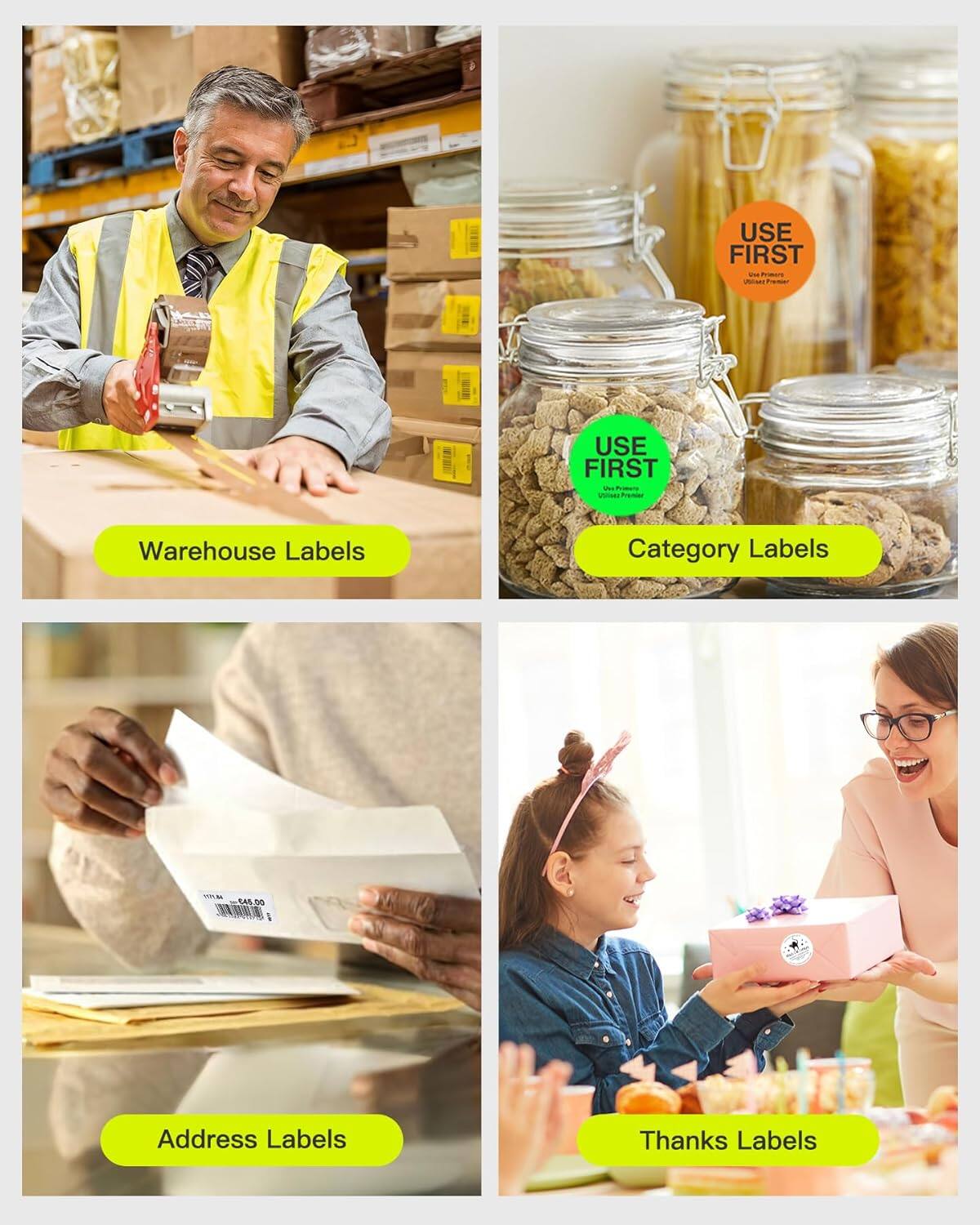 - USE FIRST
- JS
- USE FIRST
- VA
- Warehouse Labels
- Category Labels
- 6W-
- Address Labels
- Thanks Labels