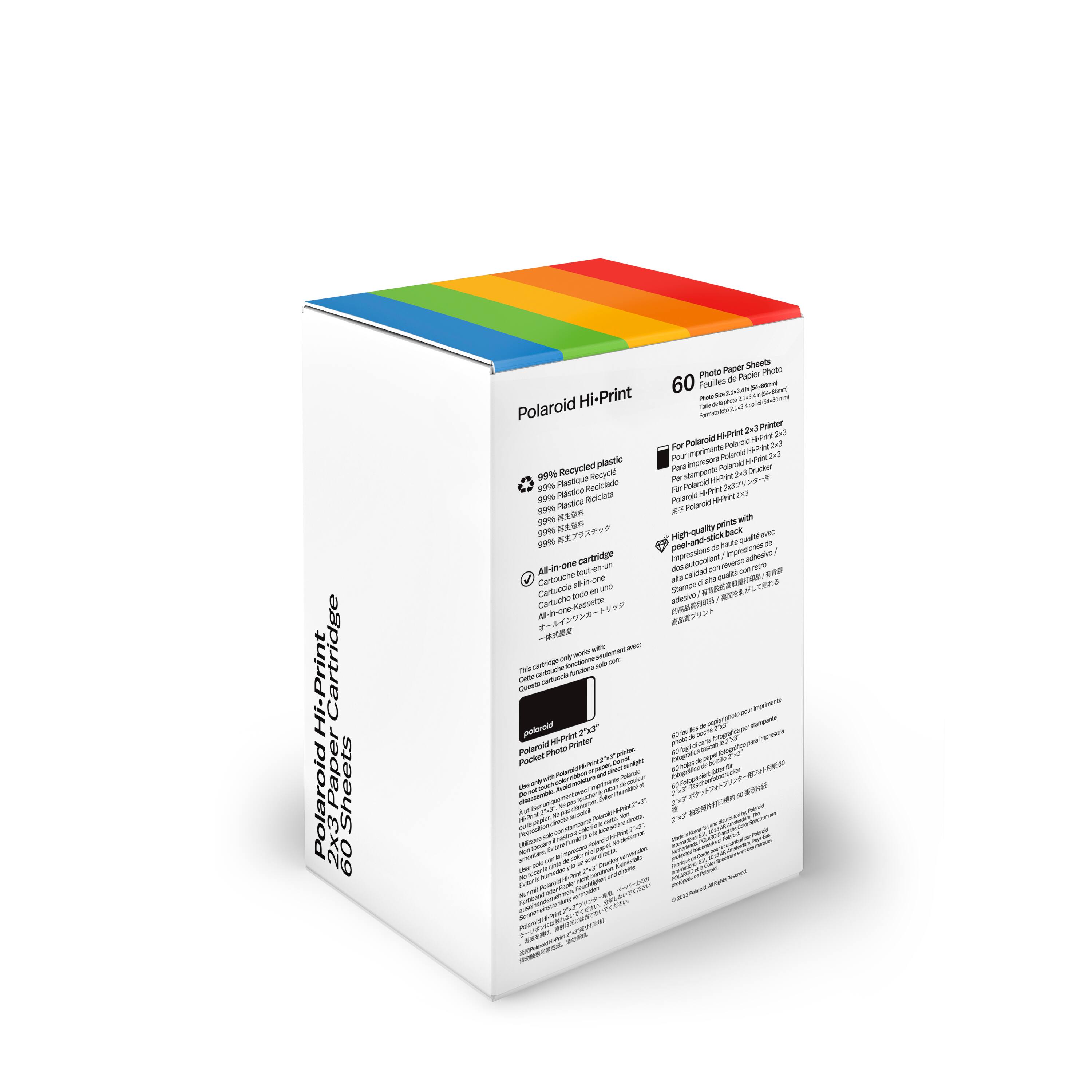 Hi-Print Cartridge Polaroid 2x3 Paper Sheets 60 Polaroid Hi-Print Recycled pleste 99% PRtqUe Rece -% Padto RA - Plastica R - - RE - 9 2 -% T na vose A- mu m Cartouche o Carlincia - une  Canture c  o  A a A  - - - - T verrogen - - ume -  ntinto N 2 Pot Phodter Poto - Pockt - - N - - - ~ - Puper Sheets FhoRe Pacie Poli 60 Foultes de - -  -m 2n Poder A nee as For Pateroai na Jon inprenante Podroe Ue N Para impresore -  - For V ad Puaroic oe TH a Ptra p_tose ath Mg qally  buack - and TAL Cadr - peer - rvso alwalo - aR - CdAl  - aa a SAR - A maca ..