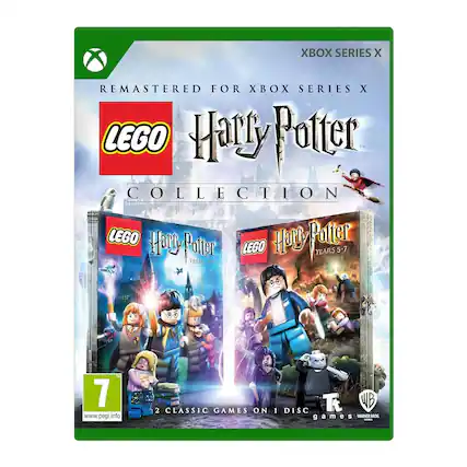 XBOX SERIES X
REMASTERED FOR XBOX SERIES X
LEGO Harry Potter COLLECTION
LEGO Harry Potter YEARS 1-4
LEGO Harry Potter YEARS 5-7
7 www.pegi.info
2 CLASSIC GAMES ON 1 DISC
games WARNER BROS. - E10+ (Everyone 10+)
