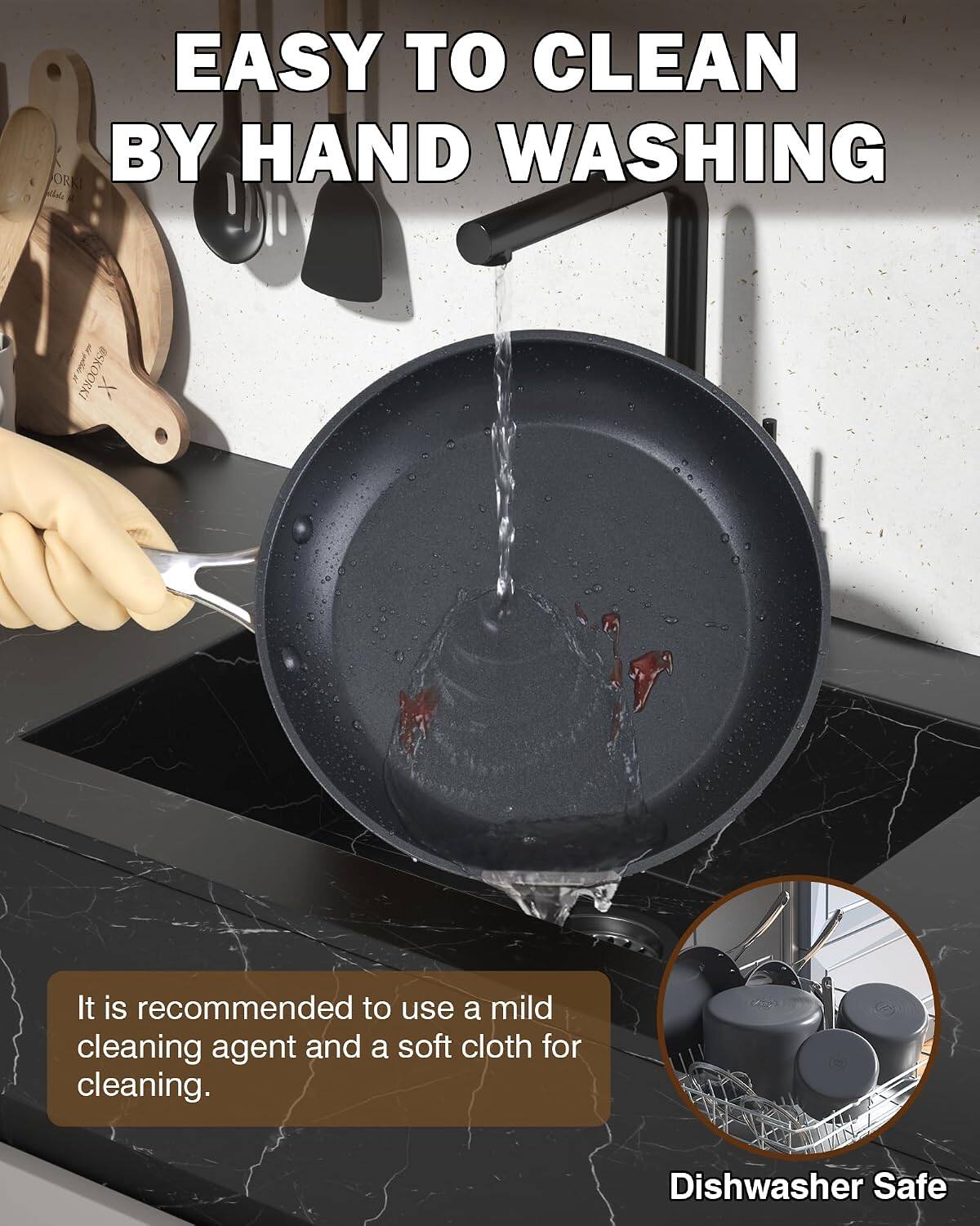 EASY TO CLEAN BY HAND WASHING

It is recommended to use a mild cleaning agent and a soft cloth for cleaning.

Dishwasher Safe