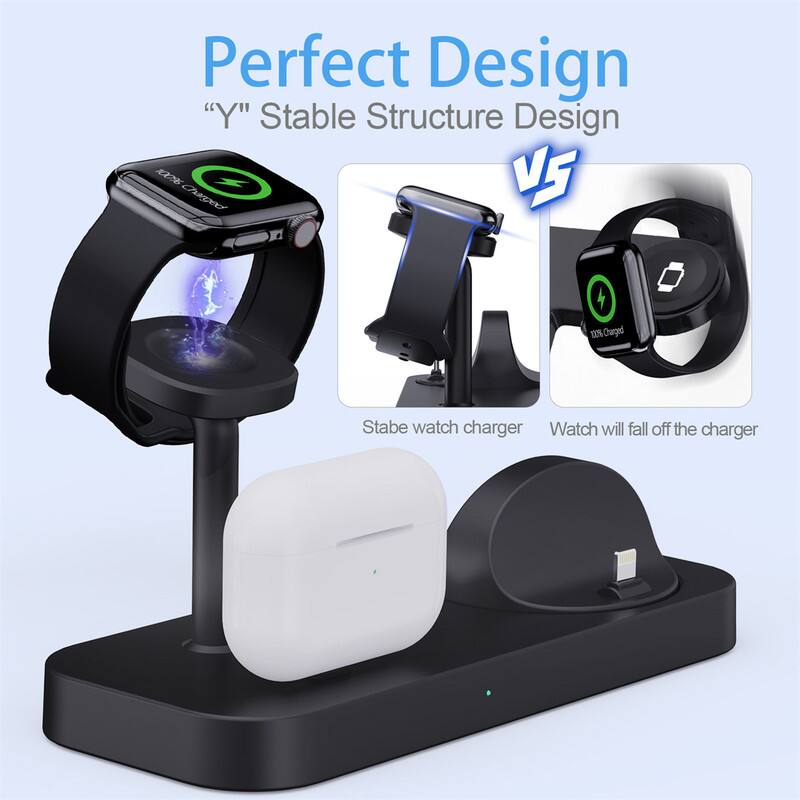Perfect Design  
"Y" Stable Structure Design  

Stable watch charger  
Watch will fall off the charger