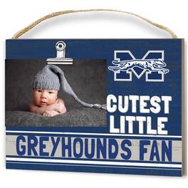 Jardine - Moravian Greyhounds 8'' x 10'' Cutest Little Weathered Logo Clip Photo Frame - Blue