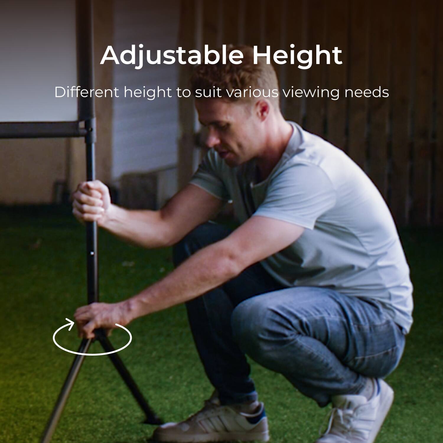 Adjustable Height
Different height to suit various viewing needs