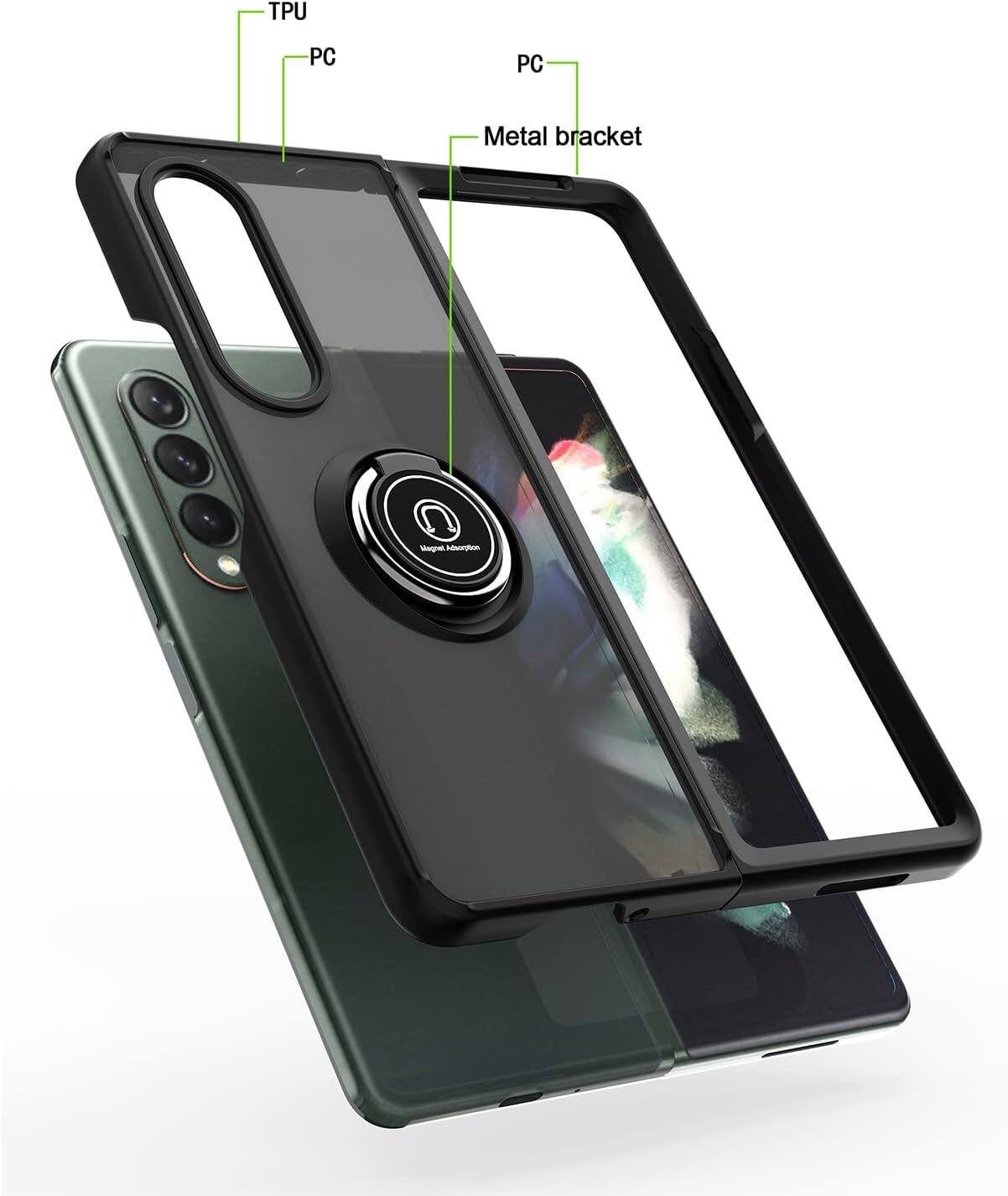 TPU, PC, PC, Metal bracket