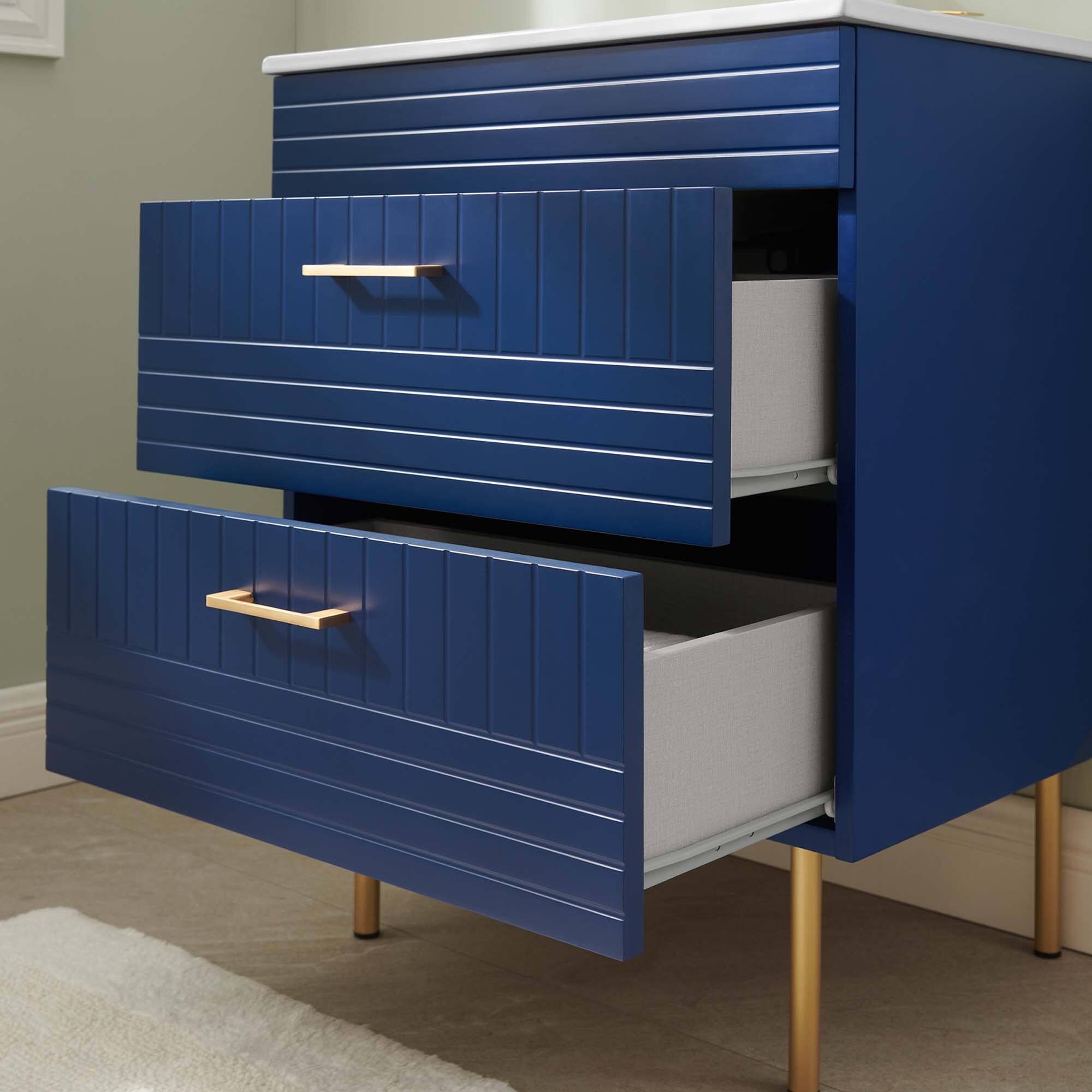Back. Modway - Daybreak Bathroom Vanity Basin Included by Modway - Blue White.