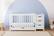Angle. Graco - Remi 4-in-1 Convertible Crib and Changer - White.
